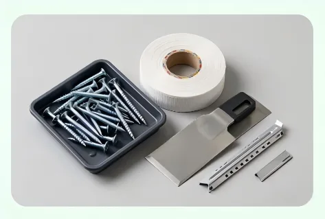 Accessories - joint compounds, screws, tapes and installation supplies